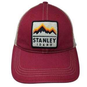 Gear For Sports Stanley Idaho Trucker Hat Red One Size Mesh Snapback Cap